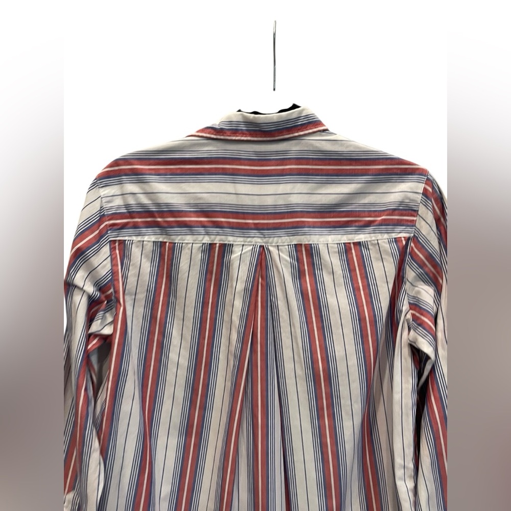 Anthropologie Blouse S GRAYSON Jasmine HERO Buttondown Stripe Cotton 01 - Picture 6 of 11